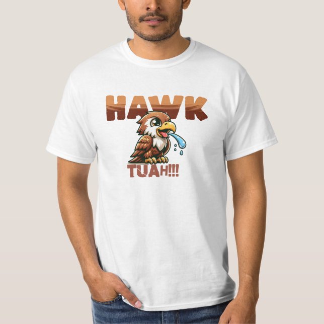 Hawk Tuah! - Unisex Softstyle T-Shirt | Unikt och (Framsida)