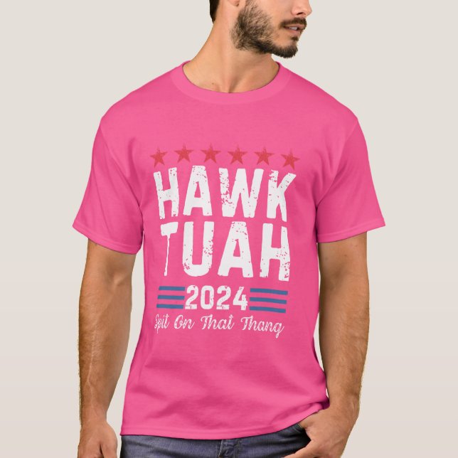 Hawk Tush Spit på Thang Viral Valection Parody T Shirt (Framsida)