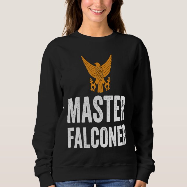 Hawker and Falconry Master Falconer T Shirt (Framsida)