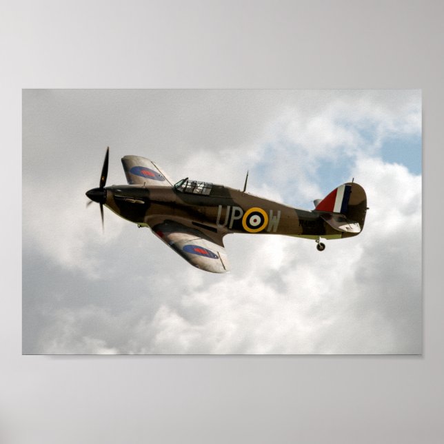 Hawker Hurricane Mk1 Poster (Framsidan)