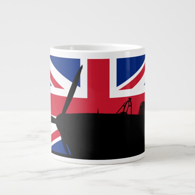 Hawker Hurricane Tea Mugg Jumbo Mugg (Framsidan)