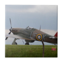 Hawker Hurricane tre kvarts vy Kakelplatta
