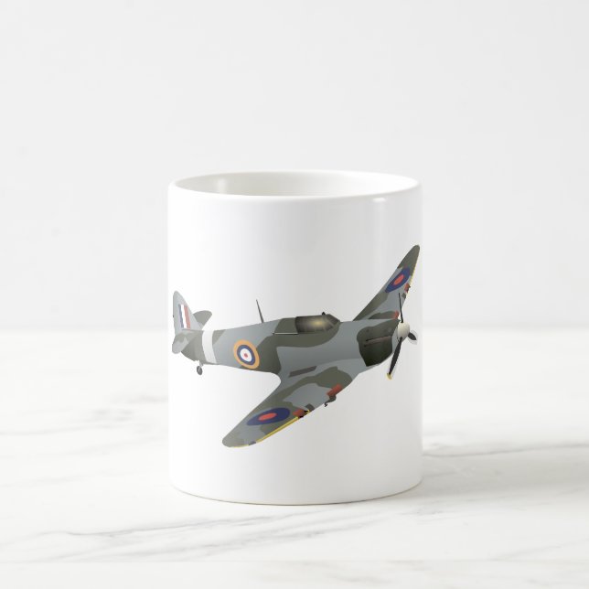 Hawker orkanen WW2 Fighter Kaffemugg (Center)