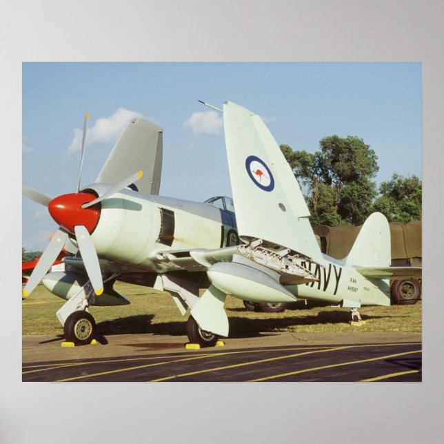 Hawker Sea Fury på CAF, Minnesota Wing, på Poster (Framsidan)