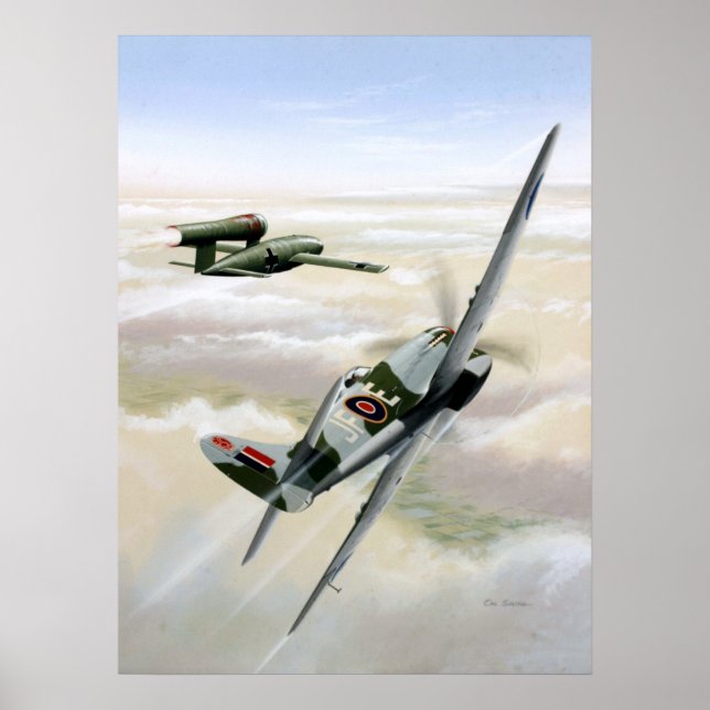 HAWKER TEMPEST POSTER (Framsidan)