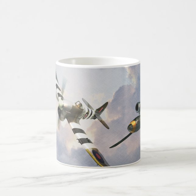”Hawker Tempest vs. V1"mug Kaffemugg (Center)