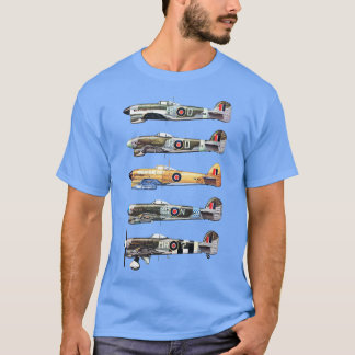 Hawker Typhoon IB WWII Fighter T Shirt