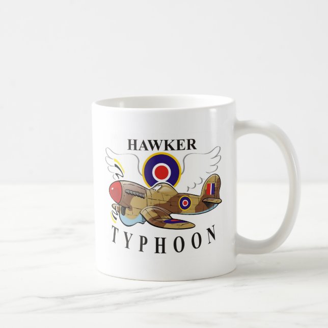 hawker typhoon kaffemugg (Höger)