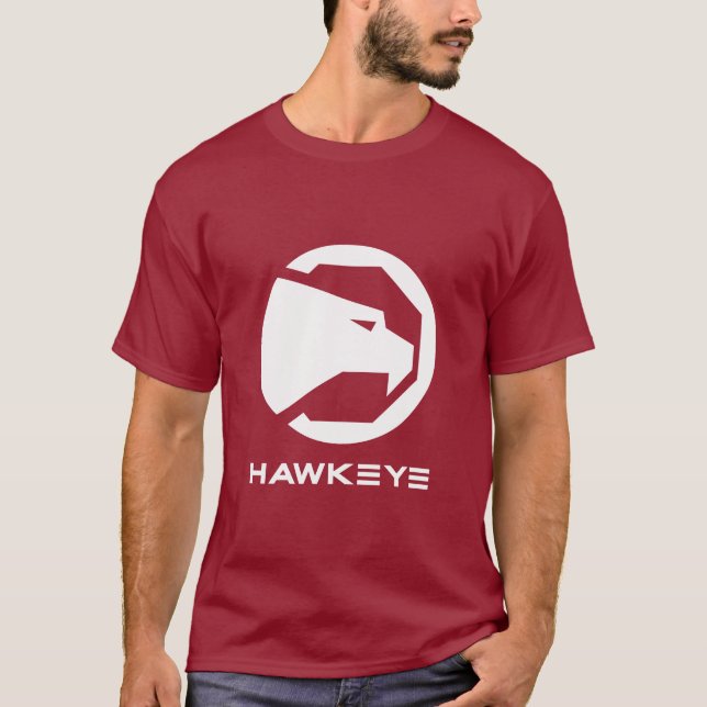 Hawkeye logotyputslagsplats t-shirt (Framsida)