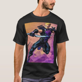 Hawkeye Marvel Superhero Archer Precision T Shirt