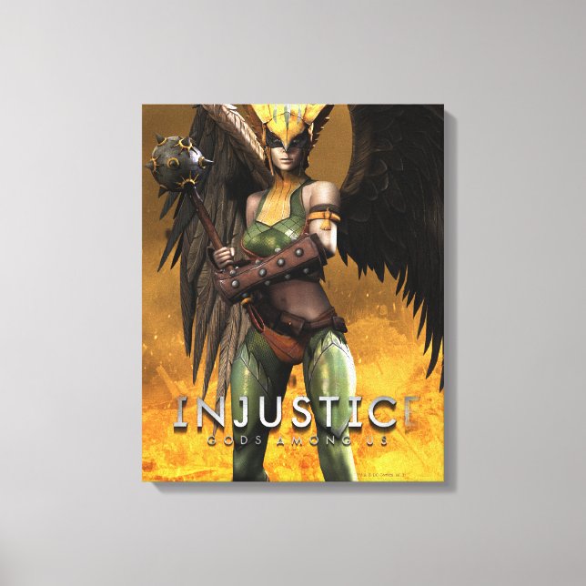 Hawkgirl Canvastryck (Framsida)