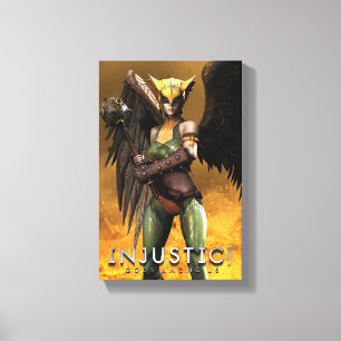Hawkgirl Canvastryck