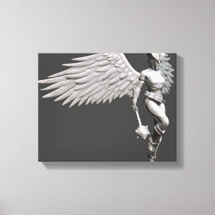 Hawkgirl Canvastryck