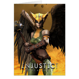 Hawkgirl Hälsningskort