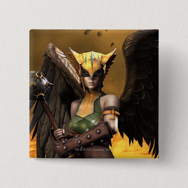 Hawkgirl Knapp (Framsida)