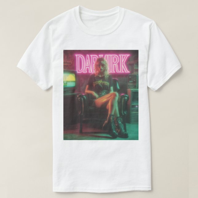 Hawkins After Midnight Retro T-Shirt (Design framsida)