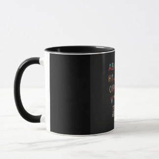 Hawkins Holiday Lights Alphabet Mug Mugg