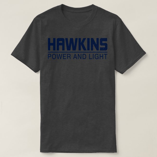 Hawkins Power och Light T Shirt (Design framsida)