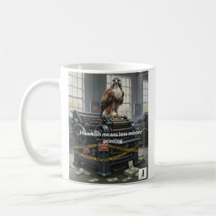 Hawkish Elak Less Money Printing Kaffemugg