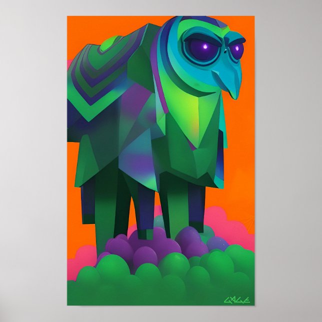 Hawkish Ken Gage Fantasy Poster (Framsidan)