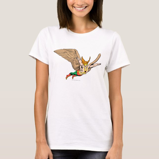 Hawkman Flies T Shirt (Framsida)