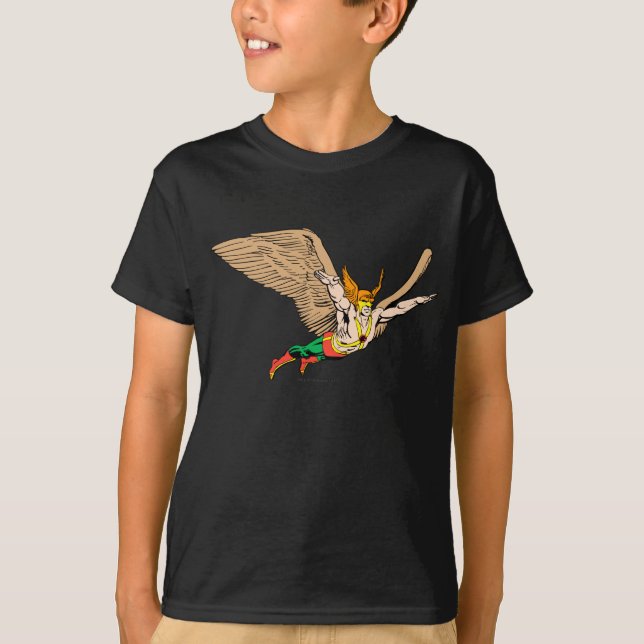 Hawkman Flies Tee Shirt (Framsida)