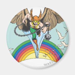 Hawkman Flies Thru Himlar Magnet