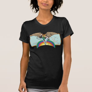 Hawkman Flies Thru Himlar T Shirt