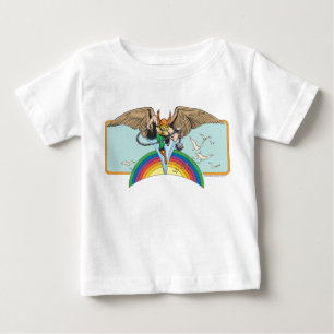 Hawkman Flies Thru Himlar T Shirt