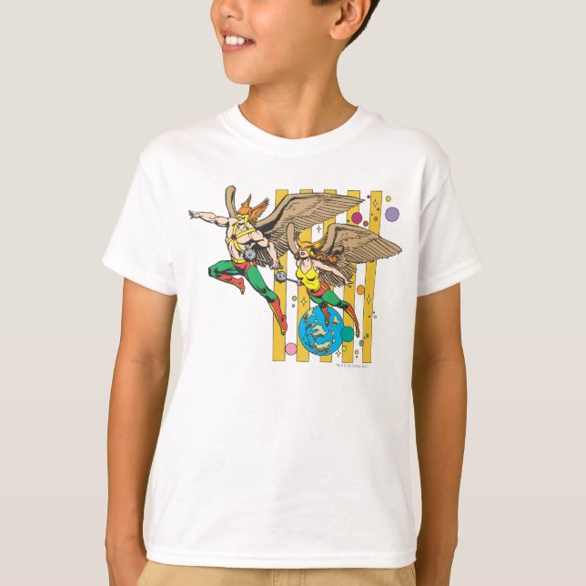 Hawkman & Hawkwomen T-shirt (Framsida)