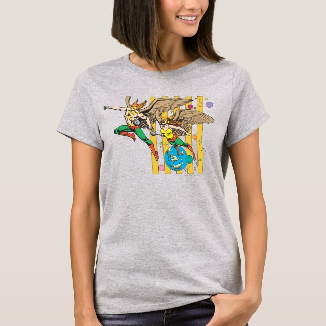 Hawkman & Hawkwomen Tee (Framsida)