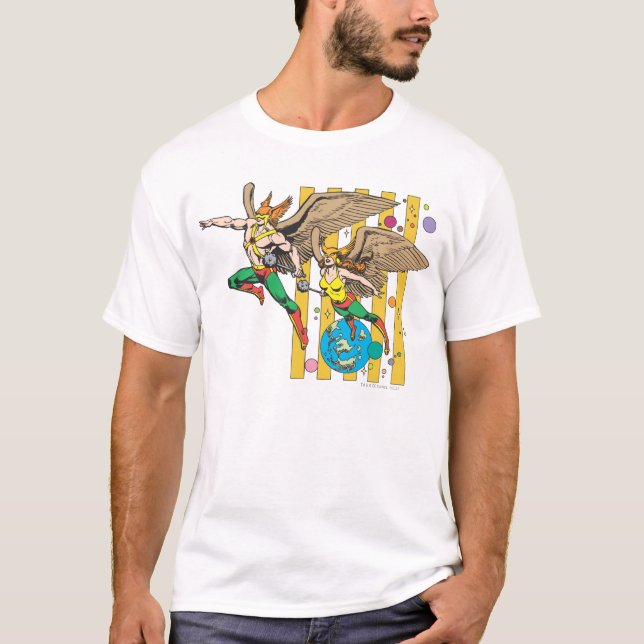 Hawkman & Hawkwomen Tee Shirt (Framsida)