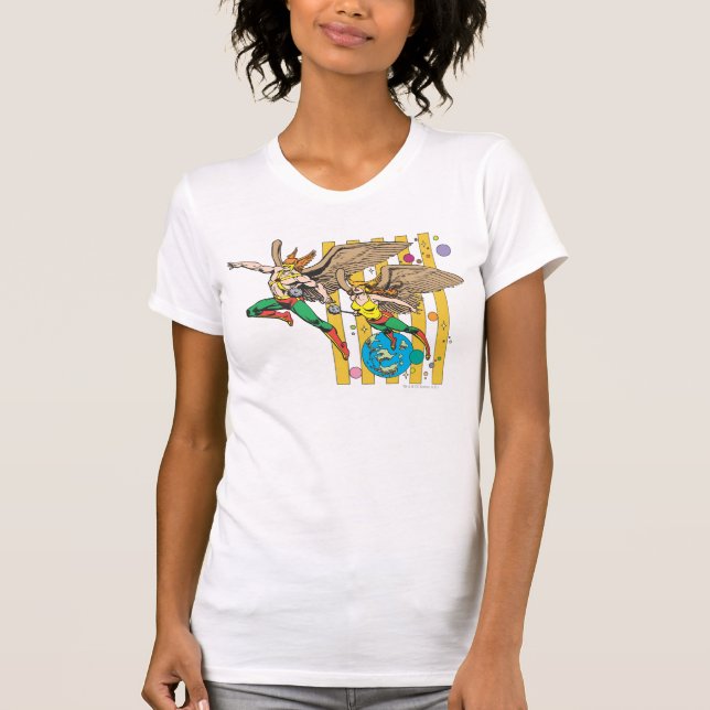 Hawkman & Hawkwomen Tee Shirt (Framsida)