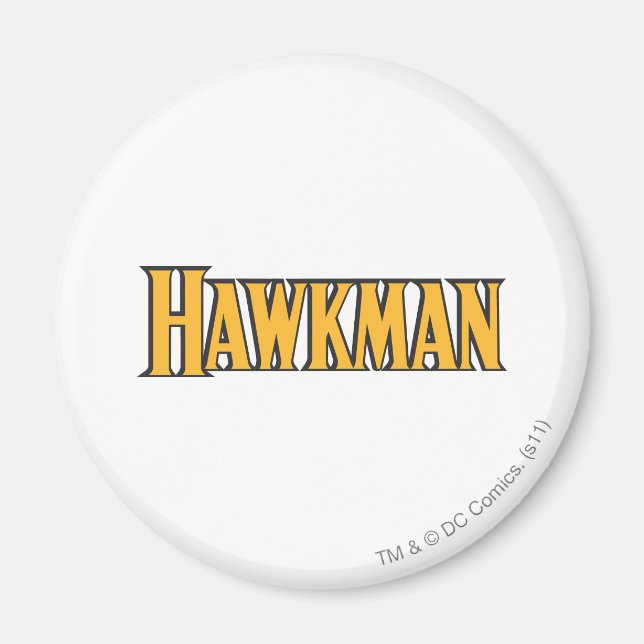Hawkman Logotyp Magnet (Framsidan)