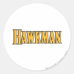 Hawkman Logotyp Runt Klistermärke