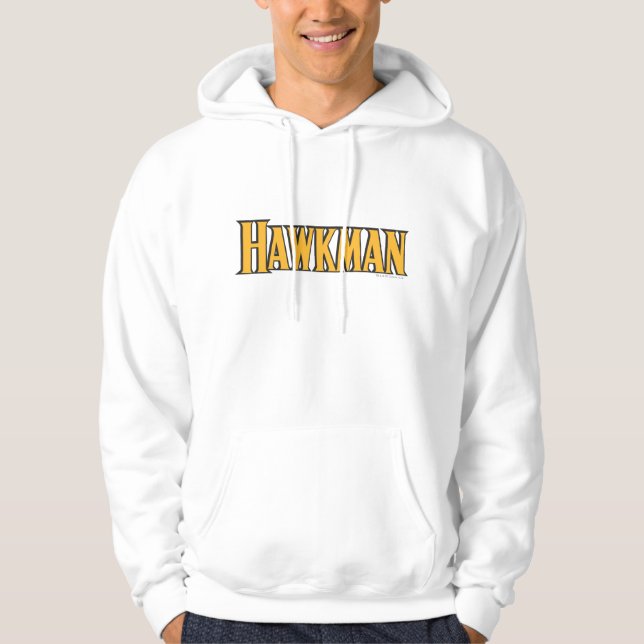 Hawkman Logotyp Sweatshirt Med Luva (Framsida)