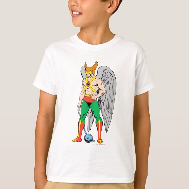 Hawkman Ständiga Pose T Shirt (Framsida)