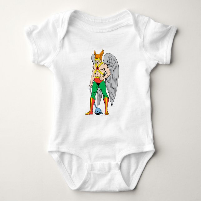 Hawkman Ständiga Pose T-shirt (Framsida)