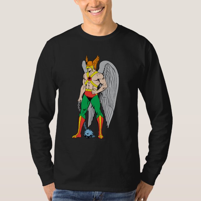 Hawkman Ständiga Pose Tee Shirt (Framsida)