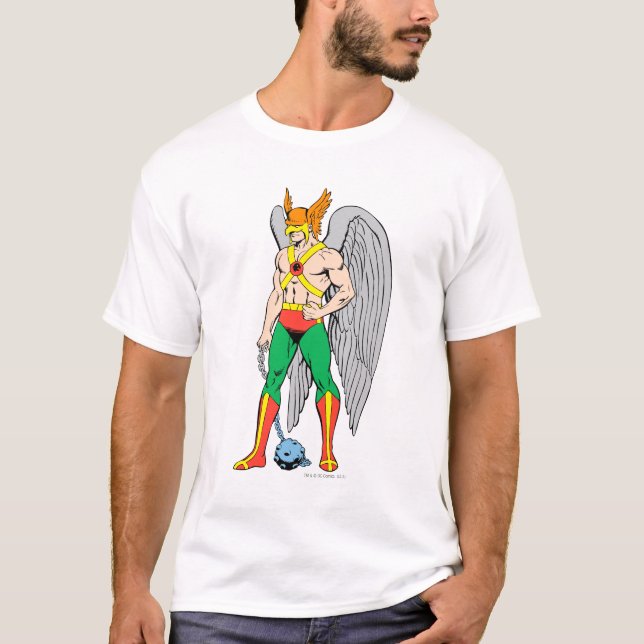Hawkman Ständiga Pose Tee Shirt (Framsida)