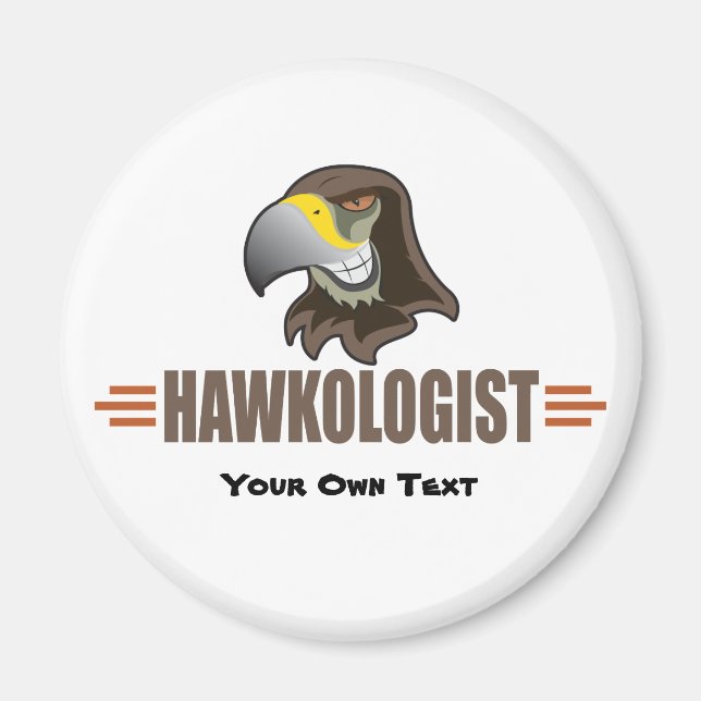HAWKS - Fåglar, skolidrottsteam maskot Magnet (Framsidan)