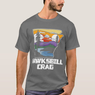 Hawksbill Crag Arkansas Artistic Nature Outdoor V T Shirt