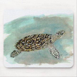 Hawksbill havssköldpadda Mousepad Musmatta