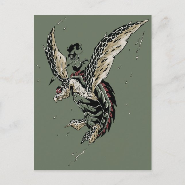 Hawksbill-krigare Vykort (Framsida)