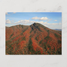 Hawksbill Mountain i Fall, Linville Gorge, NC Vykort