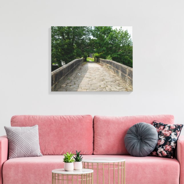 Hawksclough Bridge, Mytholmroyd Canvastryck (Insitu (Vardagsrum))