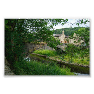 Hawksclough Bridge, Mytholmroyd Fototryck