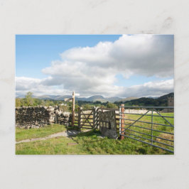 Hawkshead Cumbria England Card Poster Plaque Vykort