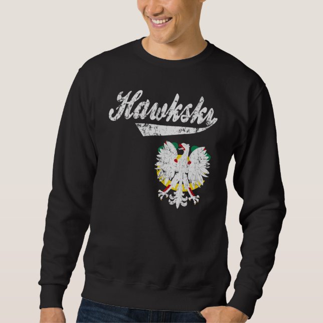 Hawkski Chicago polsk fläkt Sweatshirt (Framsida)