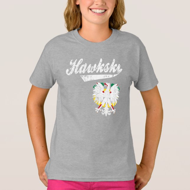 Hawkski Chicago polsk fläkt Tee (Framsida)